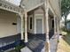 Inviting front porch showing the house number, offering a cozy spot to relax at 1153 Villa Ave, Indianapolis, IN 46203