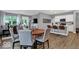 Open living space featuring kitchen, dining and living areas, and stainless steel appliances at 16917 Sandhurst Pl, Westfield, IN 46074