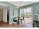 Breakfast nook with sliding glass doors out to the deck at 17420 Dalton Ct, Noblesville, IN 46062