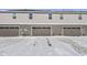 Exterior of building with gray siding and gray garage doors at 2061 W 171St St, Westfield, IN 46074