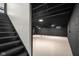 Spacious basement featuring painted floor, exposed ceiling, and illuminated by recessed lighting at 2625 15Th St, Columbus, IN 47201