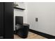 Modern bathroom with sleek black toilet and contemporary design at 2625 15Th St, Columbus, IN 47201