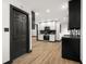 Open-concept kitchen boasts stainless steel appliances and plenty of counter space at 2625 15Th St, Columbus, IN 47201