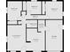 Layout showcasing the arrangement of bedrooms, living spaces, kitchen, and bathrooms at 3130 Elizabeth St, Indianapolis, IN 46234
