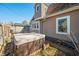 Backyard showcasing a hot tub with ample space and privacy, perfect for relaxation and entertaining friends at 320 15Th St, Columbus, IN 47201