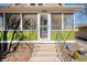 Close up of the front porch and front door at 320 15Th St, Columbus, IN 47201