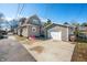 View of detached garage and back of house at 320 15Th St, Columbus, IN 47201