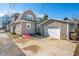 View of detached garage and back of house at 320 15Th St, Columbus, IN 47201