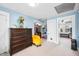 Walk-in closet with custom shelving and plenty of space for clothes and shoes at 320 15Th St, Columbus, IN 47201