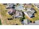 A birdseye view of a residential neighborhood showing lawn and tree detail on an sunny day at 4139 Bella Ct, Indianapolis, IN 46237
