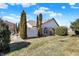 View of the home's backyard with manicured lawn and privacy fence at 4139 Bella Ct, Indianapolis, IN 46237