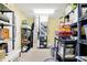 Basement with furnace, shelving, and storage space at 4139 Bella Ct, Indianapolis, IN 46237