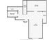 Upstairs floor plan showing storage, loft, and bathroom at 4139 Bella Ct, Indianapolis, IN 46237