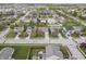 An aerial view shows a residential neighborhood, displaying the layout, homes, and streetscapes within the community at 4732 Ashfield Dr, Westfield, IN 46062