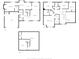 Detailed floor plan showcasing the layout of the basement, first and second floor at 4889 Oakleigh Pkwy, Greenwood, IN 46143
