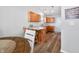 Charming eat-in kitchen with wood cabinets and sleek counter tops at 5316 Twin Bridge Blvd, Indianapolis, IN 46239