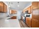 Bright kitchen featuring modern appliances and plenty of cabinet space at 5316 Twin Bridge Blvd, Indianapolis, IN 46239