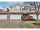 Charming townhome with a two-car garage, brick accents, and inviting curb appeal in a well-kept neighborhood at 5682 Castor Way, Noblesville, IN 46062
