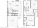 Detailed floor plan of a two-story home, including dimensions of rooms and layout at 5682 Castor Way, Noblesville, IN 46062