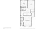 Floor plan of the second floor with bedrooms, bathrooms, and closet dimensions at 5682 Castor Way, Noblesville, IN 46062