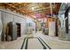 Unfinished basement with exposed ceiling beams, concrete floor, and mechanical equipment at 649 Hummingbird Dr, Brownsburg, IN 46112