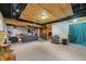 Spacious finished basement with a carpeted floor and paneled ceiling at 10887 Gresham Pl, Noblesville, IN 46060