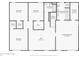 Detailed floor plan of the second floor showcasing the bedrooms, bathrooms, and closets at 10887 Gresham Pl, Noblesville, IN 46060