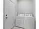 This functional laundry room features modern appliances and a convenient layout, making chores a breeze at 2243 E Werges Ave, Indianapolis, IN 46237