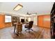 Inviting office space with wood floors, a stylish desk, and built-in bookshelves at 2521 Beechcrest Dr, Indianapolis, IN 46203