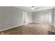 Spacious living room with new floors, and fresh paint at 305 Bixler Rd, Indianapolis, IN 46227