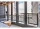 Balcony with comfortable seating offering views of the surrounding neighborhood and modern architecture at 319 E 16Th St # 203, Indianapolis, IN 46202