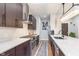Gourmet kitchen featuring stainless steel appliances, custom cabinetry, and quartz countertops at 319 E 16Th St # 203, Indianapolis, IN 46202