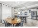 Eat-in kitchen with a granite island, stainless steel appliances, and neutral accents at 4305 Central Ave, Indianapolis, IN 46205