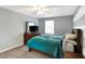 A nice sized bedroom shows a dresser with TV, carpet flooring and lots of natural light at 4783 Briarwood Trce, Carmel, IN 46033