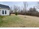 Fenced backyard and patio area backing up to a nature preserve at 5176 Green Valley Ln, Noblesville, IN 46062