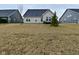 A well-maintained backyard offers ample space and complements the home's exterior with its neat landscaping at 5176 Green Valley Ln, Noblesville, IN 46062