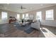 Inviting living room with large windows, neutral furniture, and modern decor, creating a comfortable and stylish space at 5546 Tart Blvd, Indianapolis, IN 46239