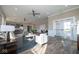 Inviting lounge area offering ample seating, modern decor, and seamless transitions to the kitchen and dining spaces at 5546 Tart Blvd, Indianapolis, IN 46239