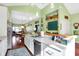 Well-lit kitchen with stainless steel appliances, breakfast bar, open layout into dining area and attractive decor at 645 E 9Th St, Indianapolis, IN 46202