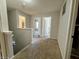 Upstairs hallway featuring neutral paint and carpeting and access to various rooms at 8360 S Evening Dr, Pendleton, IN 46064