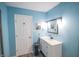 Bathroom featuring vanity, mirror and light fixtures at 9505 Bay Vista W Dr, Indianapolis, IN 46250