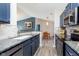 Well-equipped kitchen flows into the dining and living areas at 1057 Timber Creek Dr # 12, Carmel, IN 46032