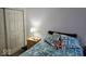 Comfortable bedroom featuring cozy decor and a large closet at 11521 Coastal Dr, Indianapolis, IN 46229