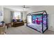 Bright bedroom with a bed, couch and window at 1299 Timber Bluff Rd, Westfield, IN 46074