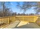 New wooden deck offers views of the surrounding farmland at 140 Mission Terrace Dr, Whiteland, IN 46184