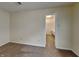 Bedroom with large walk-in closet with shelving and rod for storage at 14457 Orange Blossom Trl, Fishers, IN 46038