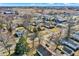 Aerial view of neighborhood with houses and infrastructure at 1529 Bailey Dr, Indianapolis, IN 46241