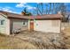 View of the home's exterior showing the backyard and rear entry area at 1529 Bailey Dr, Indianapolis, IN 46241