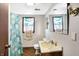 Modest bathroom with a standard sink, toilet, and shower/tub combination at 1529 Bailey Dr, Indianapolis, IN 46241