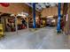 Spacious workshop with professional auto lift and plenty of room for tools and equipment at 3615 E State Rd 32, Lebanon, IN 46052